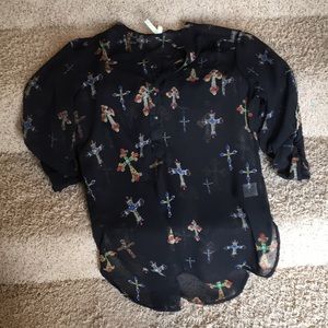 Cross sheet top size L worn once! Great condition!